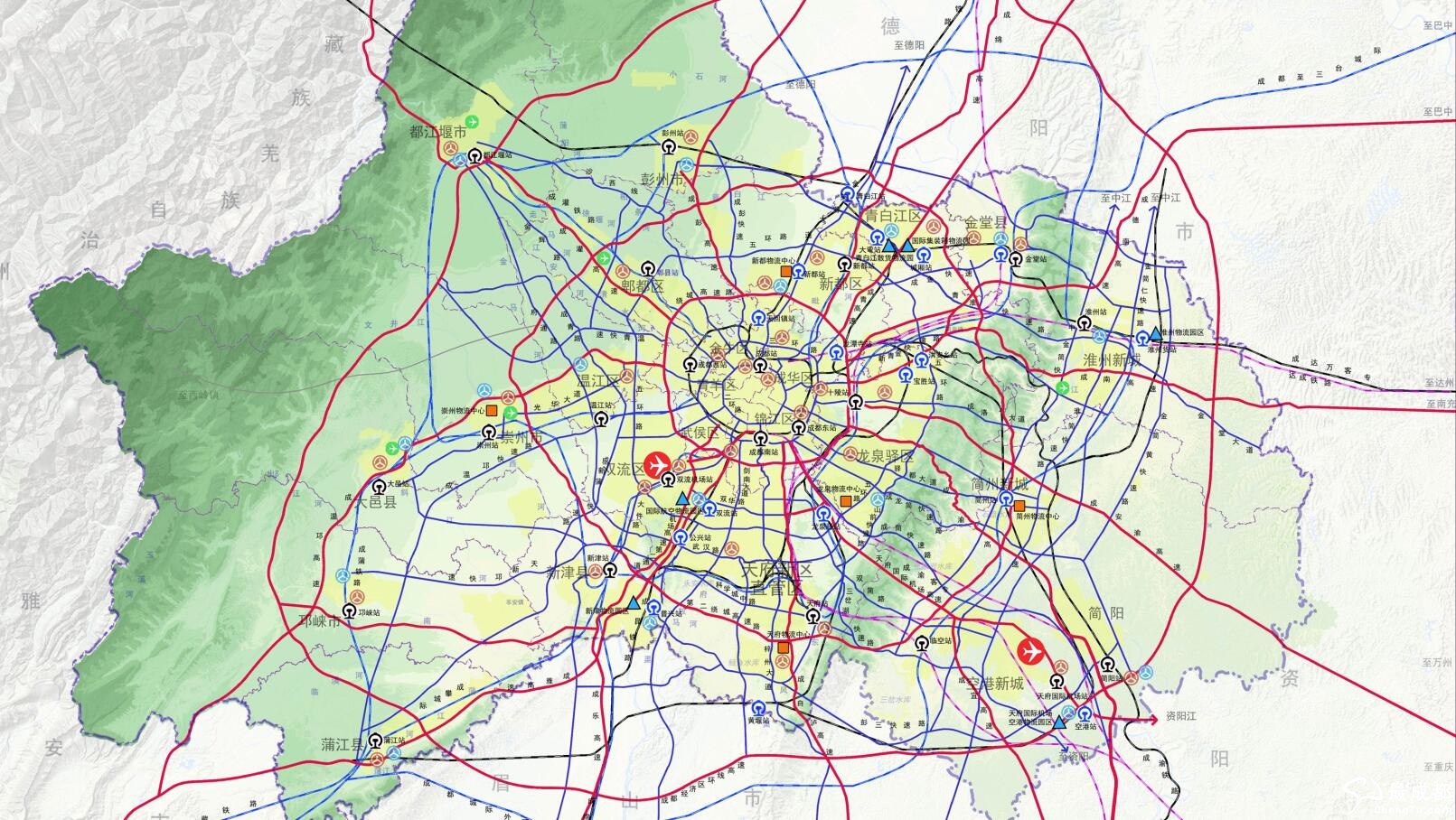 成都市最新规划图，塑造未来城市的宏伟蓝图